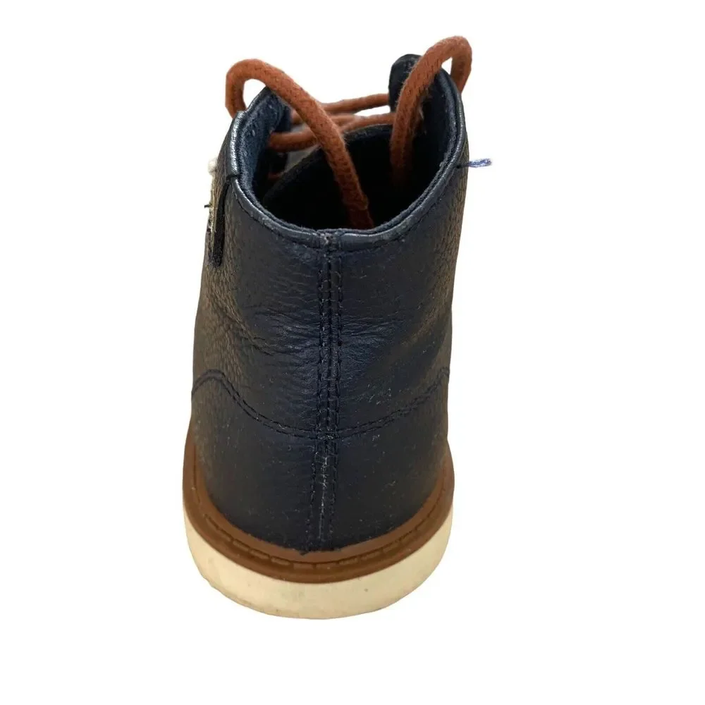 Lacoste Sherbrooke Hi SB Boys Boots Navy Blue Size 12.5